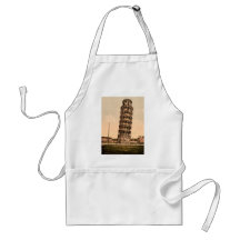 Torre inclinada de Pisa Delantal