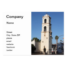 Torre Ojai de la oficina de correos Plantilla De Tarjeta De Negocio