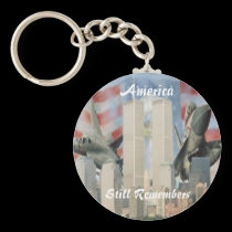Torres gemelas 9/11 llavero de la conmemoración llaveros