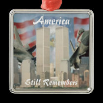 Torres gemelas 9/11 ornamento de la conmemoración adornos