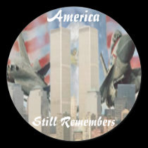 Torres gemelas 9/11 pegatina de la conmemoración pegatinas