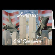 Torres gemelas 9/11 tarjeta de la conmemoración tarjetas