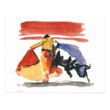 torro y torrero tarjetas postales