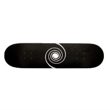 Torsión blanco y negro tablas de skate