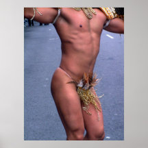 Torso masculino impresiones