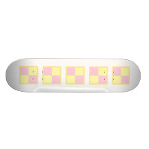 Torta de Battenburg. Rosa y amarillo Tablas De Patinar