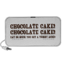 ¡Torta de chocolate! Notebook Altavoz