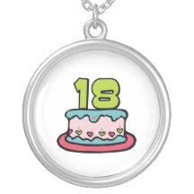 Torta de cumpleaños de 18 años pendientes personalizados