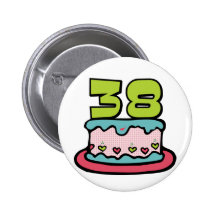 Torta de cumpleaños de 38 años pin