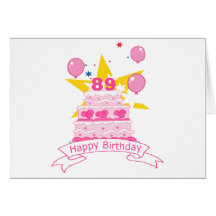 Torta de cumpleaños de 89 años felicitaciones