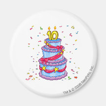 Torta de cumpleaños iman de nevera