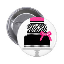 Torta de la diva de la cebra pins