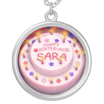 Torta del cumpleaños de Sara Pendiente Personalizado