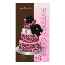 Torta/pâtisserie rosados del damasco del chocolate tarjetas personales