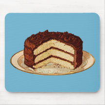 Torta retra alfombrilla de ratón