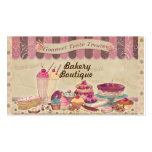 Tortas del boutique de la panadería y tarjeta de v