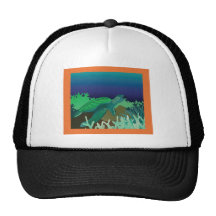 Tortuga de Hawaii de la bahía de Hanauma Gorras De Camionero