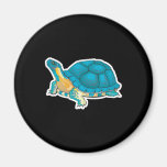 tortuga de la turquesa imán
