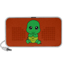 Tortuga del bebé laptop altavoces