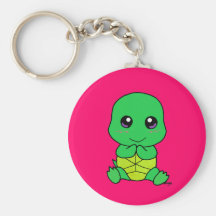 Tortuga del bebé llaveros