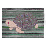 tortuga del remiendo felicitacion 