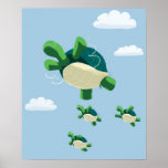 Tortuga del vuelo poster