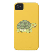 Tortuga linda Case-Mate iPhone 4 carcasas