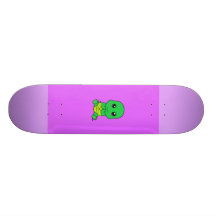 Tortuga linda del bebé tablas de skate