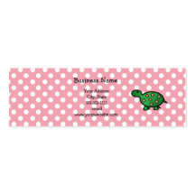 Tortuga linda del bebé tarjeta de visita