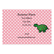 Tortuga linda del bebé tarjeta de visita