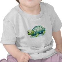 Tortuga linda del KRW pequeña Camisetas