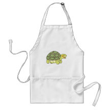 Tortuga linda delantal