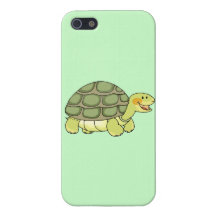 Tortuga linda iPhone 5 protectores