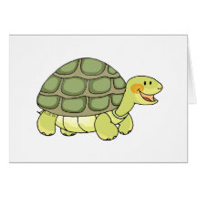 Tortuga linda tarjetón