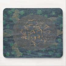 Tortuga nativa Mousepad Alfombrillas De Ratones