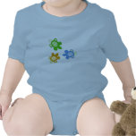 Tortugas de la natación camiseta