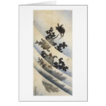 Tortugas de la natación, Hokusai, 1832 Tarjetas