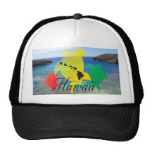 Tortugas del reggae de Hawaii Gorras De Camionero