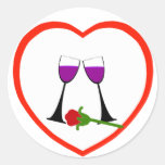 Tostada al amor pegatina