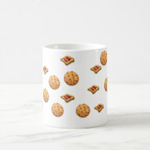 Tostada y galletas tazas