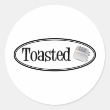 Tostadora retra TOSTADA - negro y blanco Etiquetas