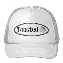 Tostadora retra TOSTADA - negro y blanco Gorras