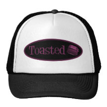 Tostadora retra TOSTADA - negro y rosa Gorra