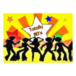 totalmente invitación retra del fiesta de los años invitaciones