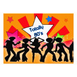 totalmente invitación retra del fiesta de los años invitaciones