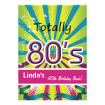 totalmente invitación retra del fiesta de los años invitaciones