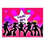 totalmente invitación retra del fiesta de los años invitaciones
