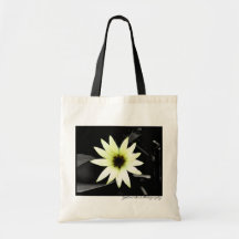 Tote #8 de la flor bolsa lienzo
