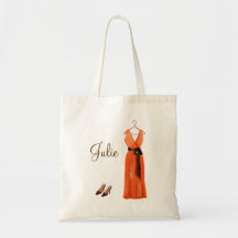 Tote carmesí personalizado de la dama de honor bolsa de mano
