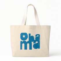 Tote cuadrado de Obama bolsas